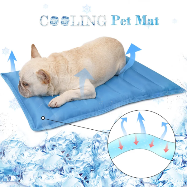 Pet Dog Cooling Mat Ice Pad Teddy Mattress Pet Cool Mat Bed Cat Summer Keep Cool Pet Gel Cooling Dog Mat for Dogs - Image 2