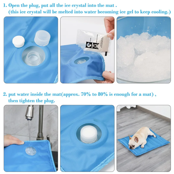 Pet Dog Cooling Mat Ice Pad Teddy Mattress Pet Cool Mat Bed Cat Summer Keep Cool Pet Gel Cooling Dog Mat for Dogs - Image 5