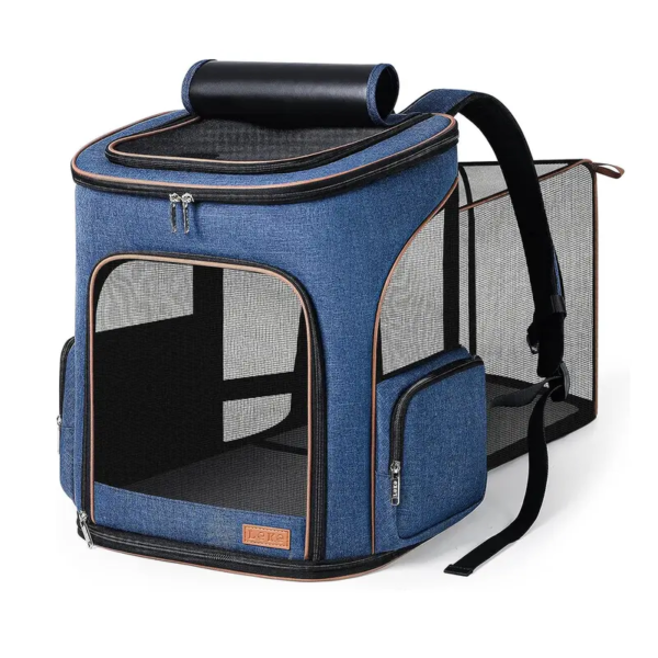 Pet Carrier Backpack Expandable Lekesky Cat Backpack for Medium Dogs and Large Cats 20-25 Lbs - Image 9