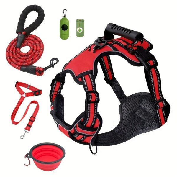 Trail2Tail™ 6-Piece Urban Dog Harness Kit – Reflective Everyday Set for City Adventures - Image 11
