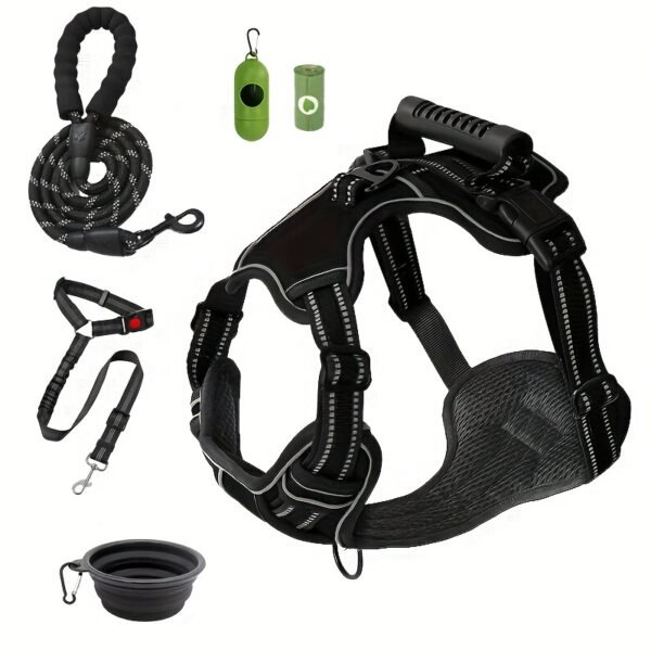Trail2Tail™ 6-Piece Urban Dog Harness Kit – Reflective Everyday Set for City Adventures - Image 3
