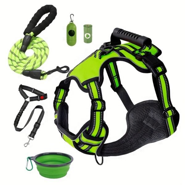 Trail2Tail™ 6-Piece Urban Dog Harness Kit – Reflective Everyday Set for City Adventures - Image 5
