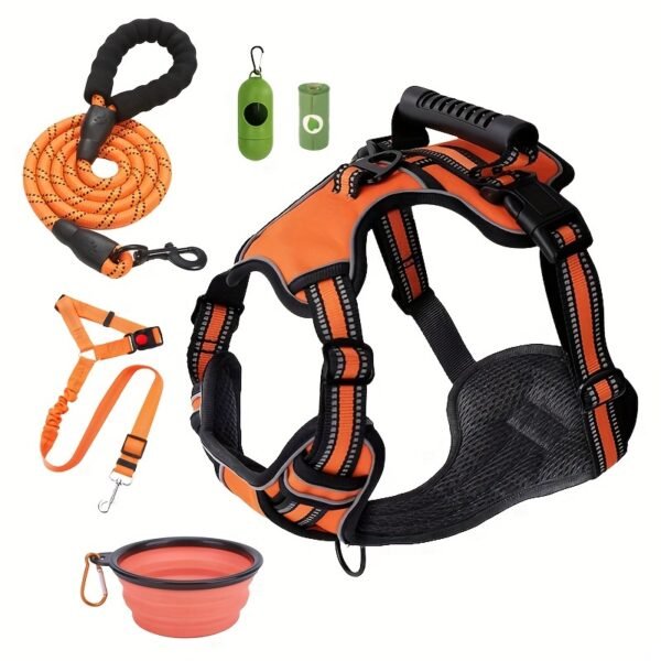 Trail2Tail™ 6-Piece Urban Dog Harness Kit – Reflective Everyday Set for City Adventures - Image 13